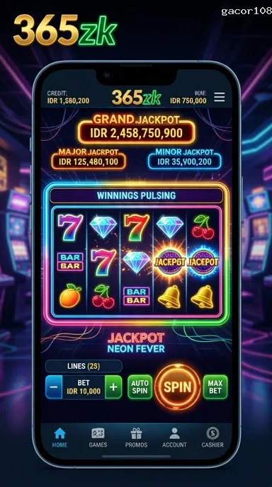 Pratinjau antarmuka gacor108 — aplikasi APK resmi Android v2.5.6